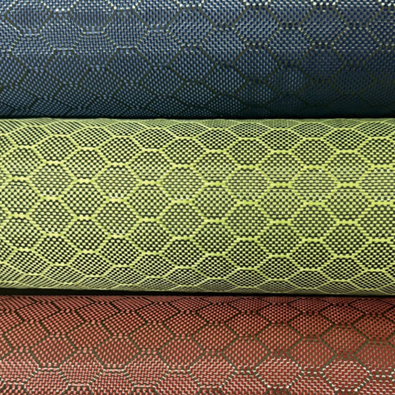 Football Pattern Aramid Carbon Blended Fiber Cloth